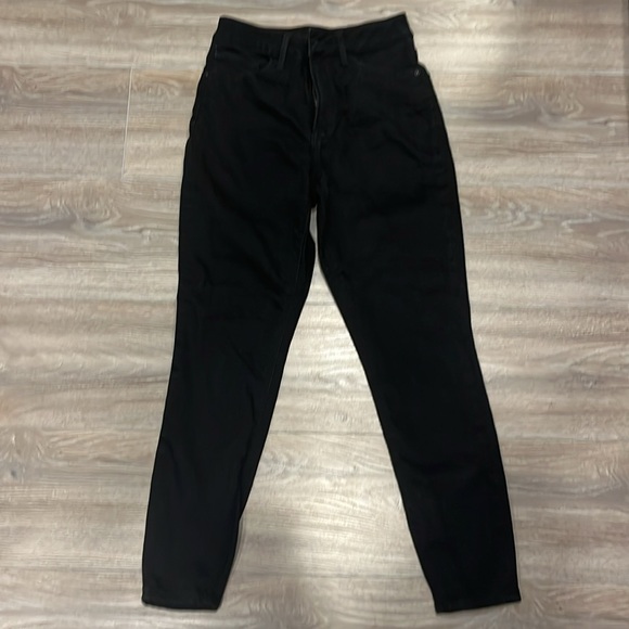 Express Black Curvy Skinny High Rise Jeans - Picture 3 of 5